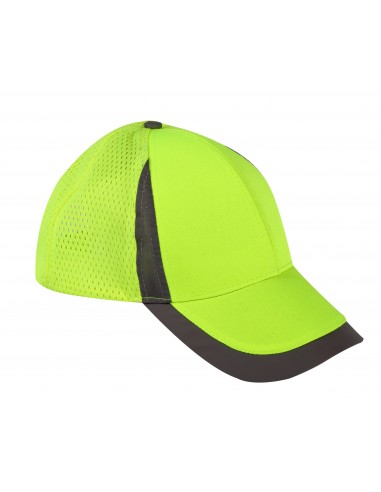 CZAPKI Z DASZKIEM SIATKOWE ŻÓŁTE L101050S, 12SZT, CE, LAHTI