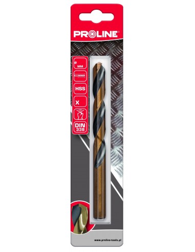 WIERTŁO DO MET HSS DIN338 SZLIF.KR.2.5MM SZT.3 BLIST PROLINE