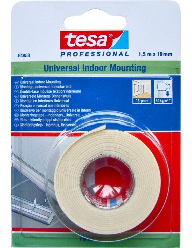 TAŚMA MONTAŻ.DWUSTR.PIAN.UNIVERSAL 1,5M19MM (H6495819) PRO