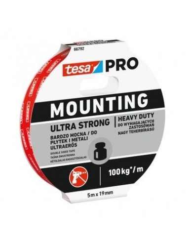 TAŚMA MONTAŻ.DWUSTR.PIAN.1.5M19MM PRO ULTRA STRONG