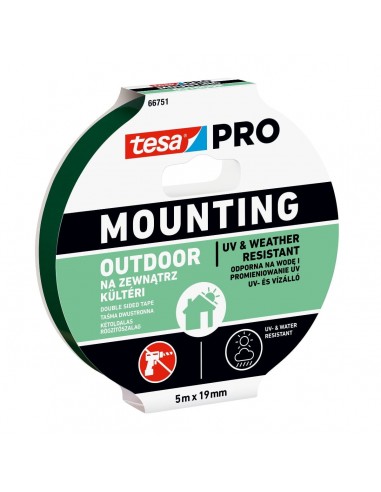 TAŚMA MONTAŻ.DWUSTR.PIAN.NA ZEW.5M19MM (DO 1KG NA 10CM) PRO