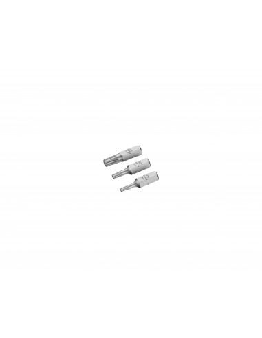 KOŃCÓWKI WKRĘTARSKIE  TORX KOMPLET T10,T15,T30|25 (3SZT.)