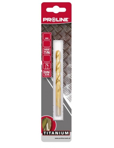 WIERTŁO DO MET HSS TIN DIN338 SZLF.6.0MM SZT.1 BLIST PROLINE