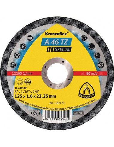 TARCZA DO CIĘCIAST.KW.A46TZSPEC.230*1,9*22 PŁ.SZT.1(224084)
