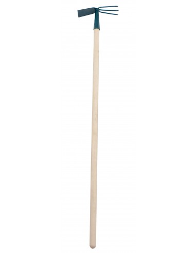 MOTYCZKA PROSTA Z WIDEŁKAMI 3ZĘBNYMI Z TRZ.DREW.110CM