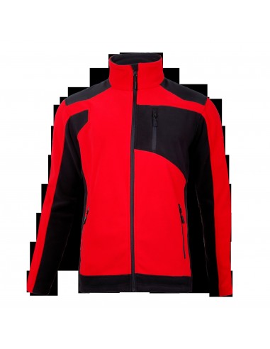 BLUZA POLAR. ZE WZMOCNIENIAMI CZERW.CZAR., 3XL, CE, LAHTI