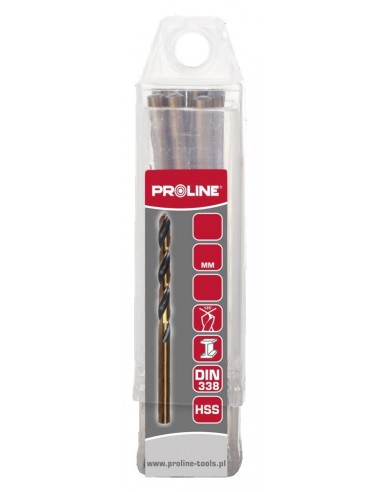 WIERTŁO DO METALU HSS DIN338 SZLIF.KR.  7.5MM SZT.1 PROLINE